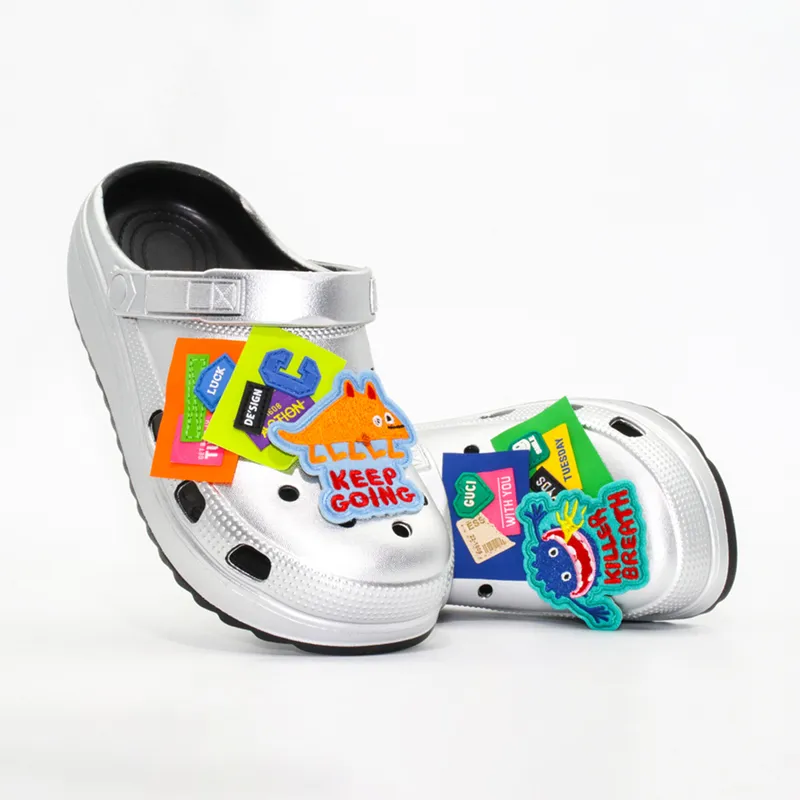 MESUCA Clogs Unisex Full Silver-5