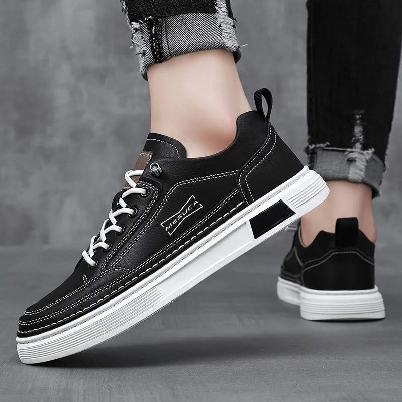 MESUCA Slip Resistant Waterproof Low Top Skateboard Shoes Men's-1