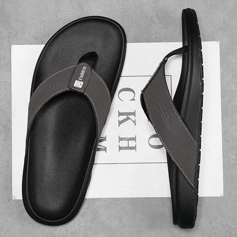 MESUCA Abrasion Resistant Slip Resistant Quick Dry Flip Flops Men's-7