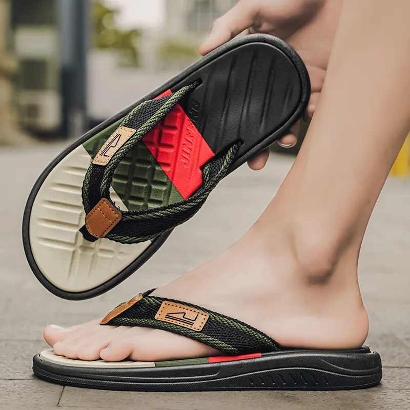 MESUCA Abrasion Resistant Quick Dry Flip Flops Men's-2