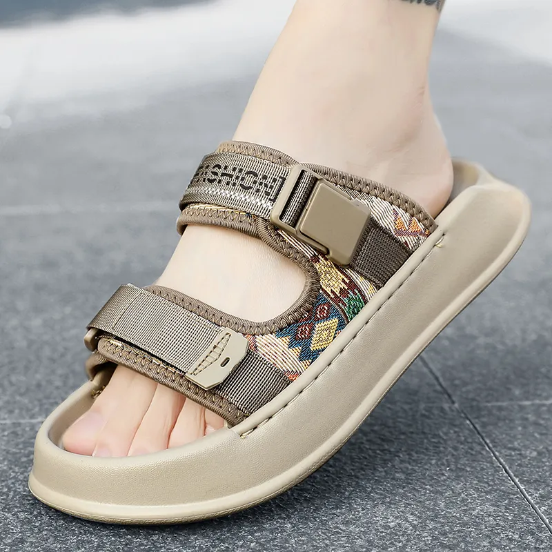 MESUCA Slip Resistant Shock Absorbers Slide Slippers Men's-9
