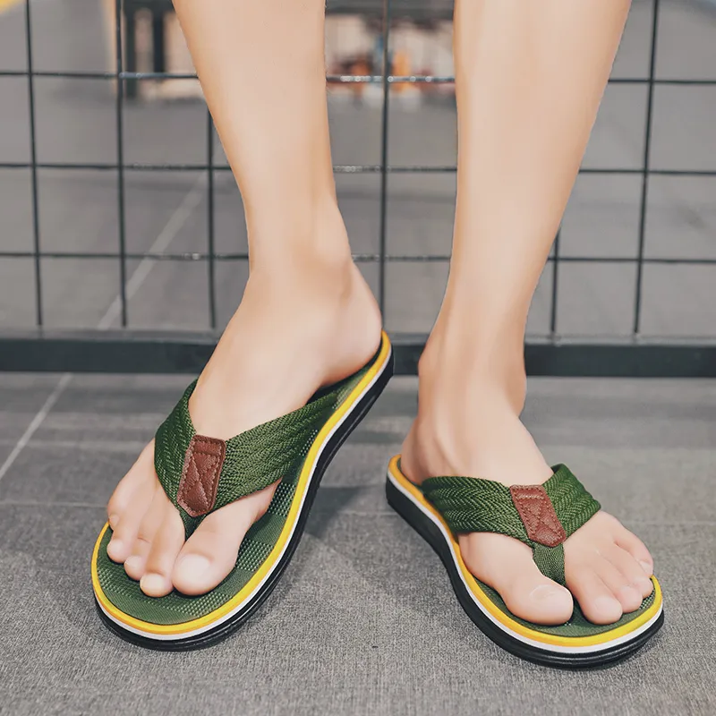 MESUCA Plastic Sole Abrasion Resistant Flip Flops Men's-13