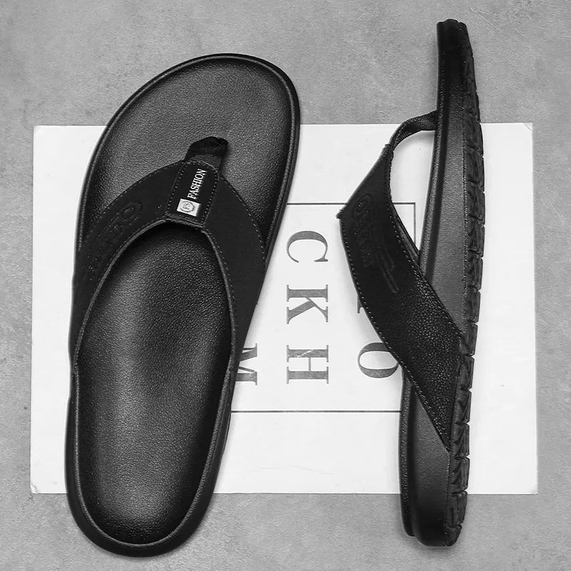 MESUCA Abrasion Resistant Slip Resistant Quick Dry Flip Flops Men's-2