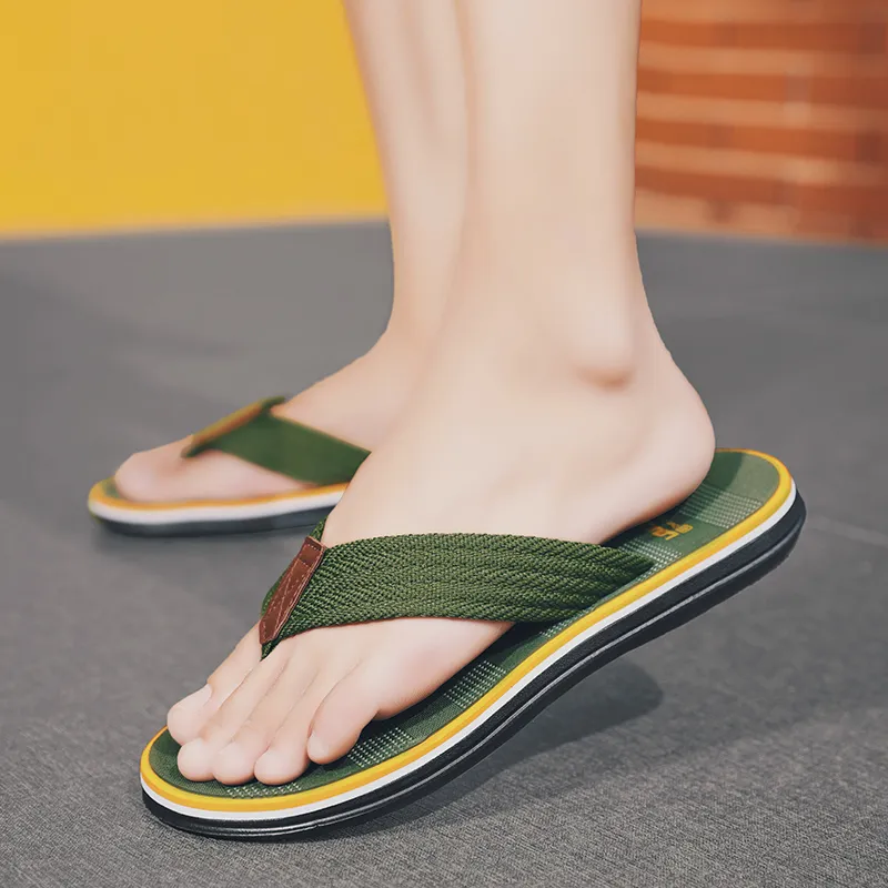 MESUCA Plastic Sole Abrasion Resistant Flip Flops Men's-14