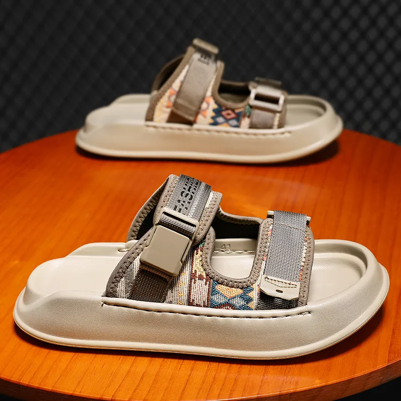 MESUCA Slip Resistant Shock Absorbers Slide Slippers Men's-8