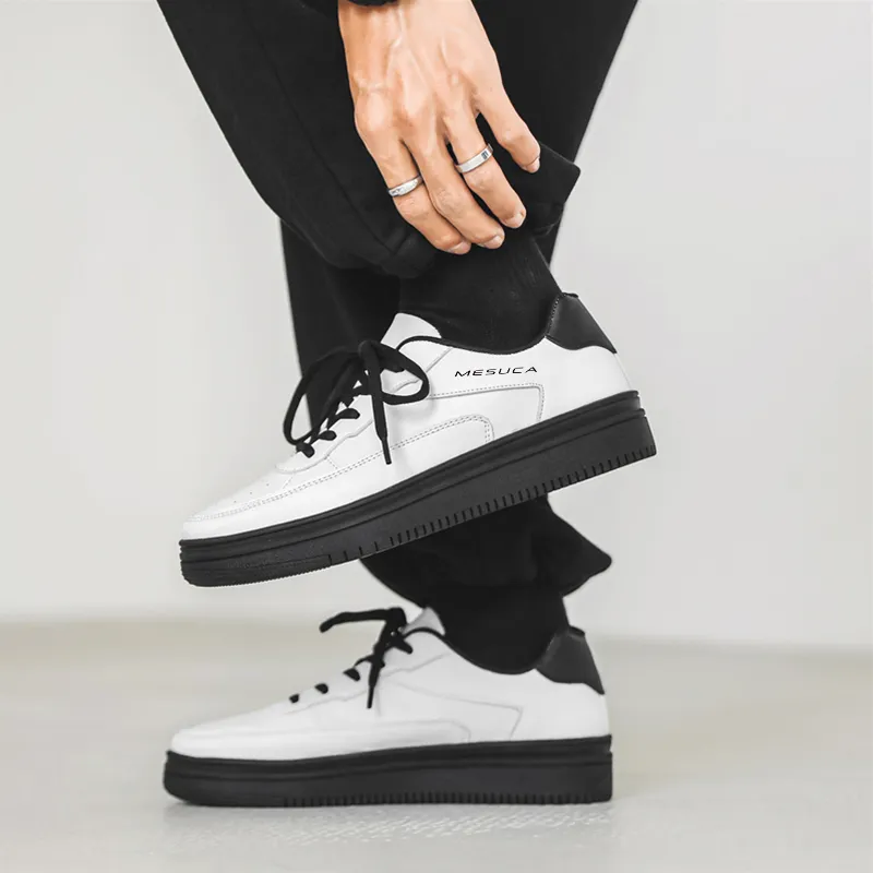 MESUCA Slip Resistant Waterproof Abrasion Resistant Low Top Skateboard Shoes Men's-5