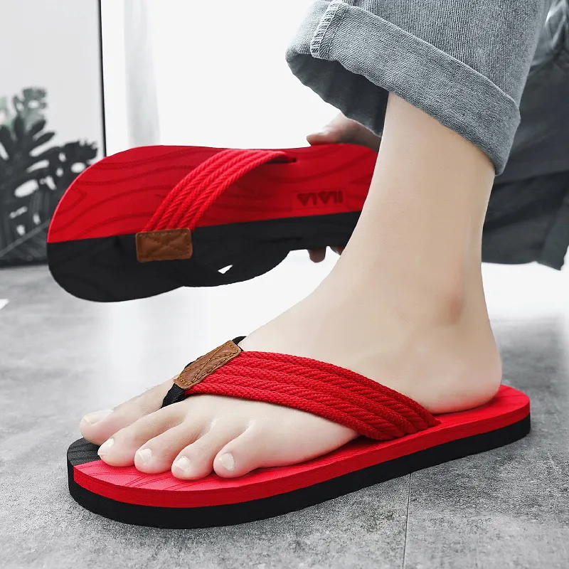 MESUCA Slip Resistant Flip Flops Men's-4