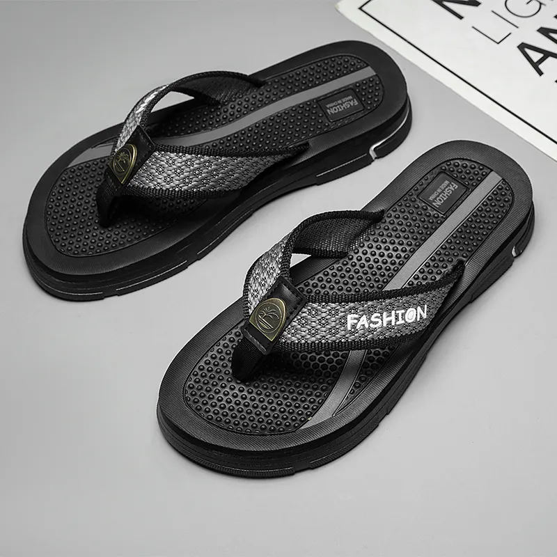 MESUCA Slip Resistant Abrasion Resistant Flip Flops Men's-3