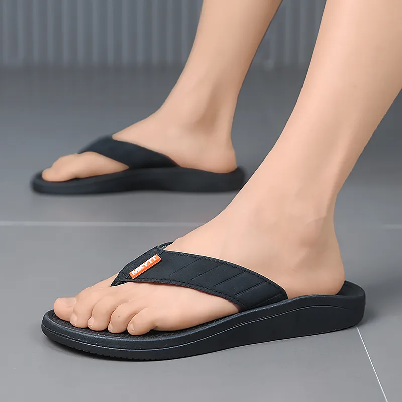 MESUCA Abrasion Resistant Slip Resistant Flip Flops Men's-3