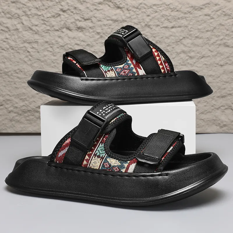 MESUCA Slip Resistant Shock Absorbers Slide Slippers Men's-1