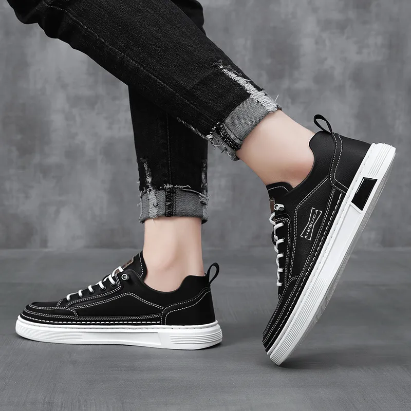MESUCA Slip Resistant Waterproof Low Top Skateboard Shoes Men's-2