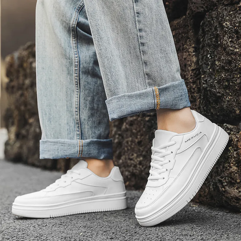 MESUCA Slip Resistant Waterproof Abrasion Resistant Low Top Skateboard Shoes Men's-2