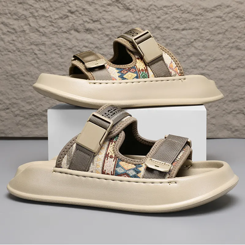 MESUCA Slip Resistant Shock Absorbers Slide Slippers Men's-6