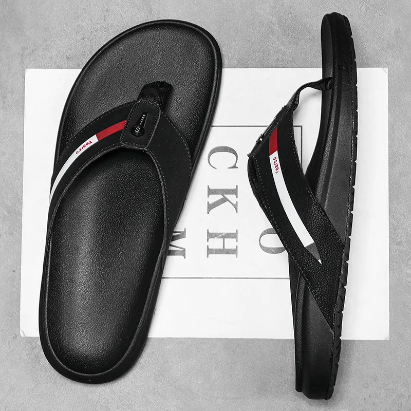 MESUCA Abrasion Resistant Slip Resistant Flip Flops Men's-2