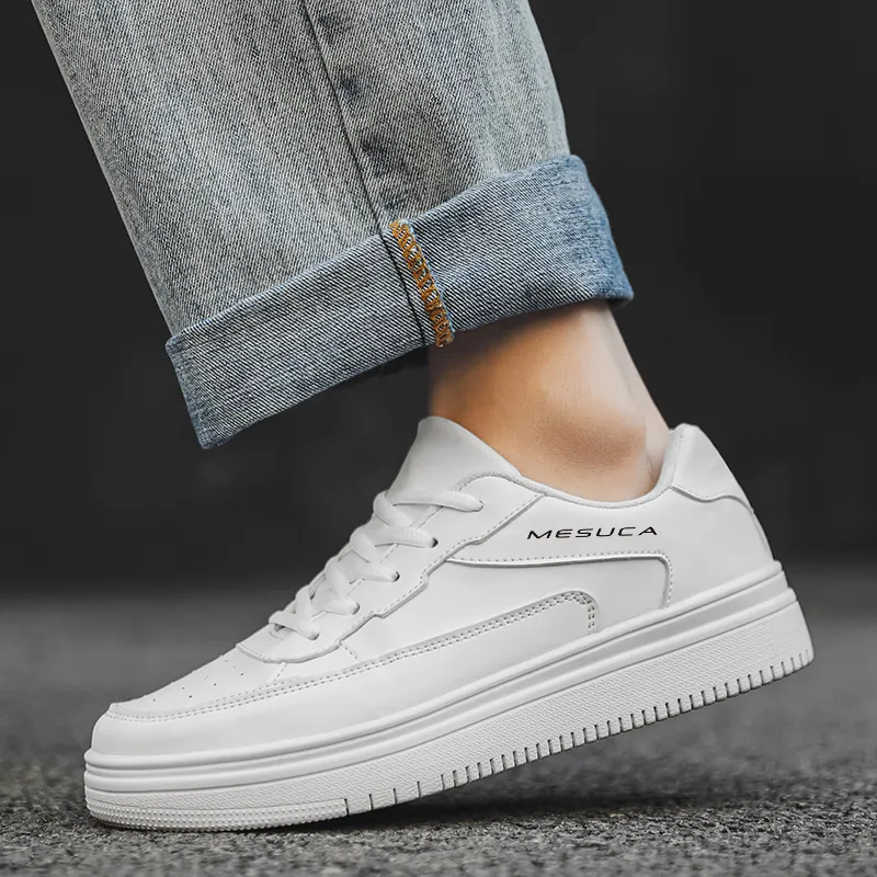 MESUCA Slip Resistant Waterproof Abrasion Resistant Low Top Skateboard Shoes Men's-1