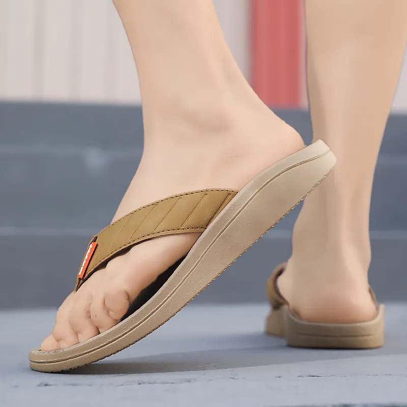 MESUCA Abrasion Resistant Slip Resistant Flip Flops Men's-5