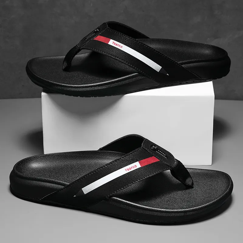 MESUCA Abrasion Resistant Slip Resistant Flip Flops Men's-3