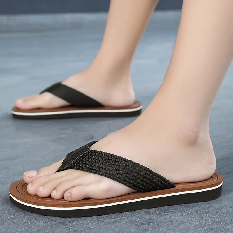 MESUCA Abrasion Resistant Slip Resistant Flip Flops Men's-5
