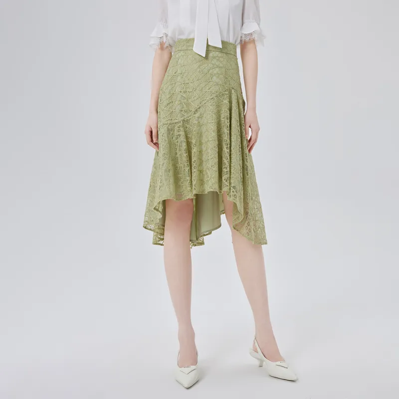 ERAL Casual Long Skirts Women's Cloud White-12