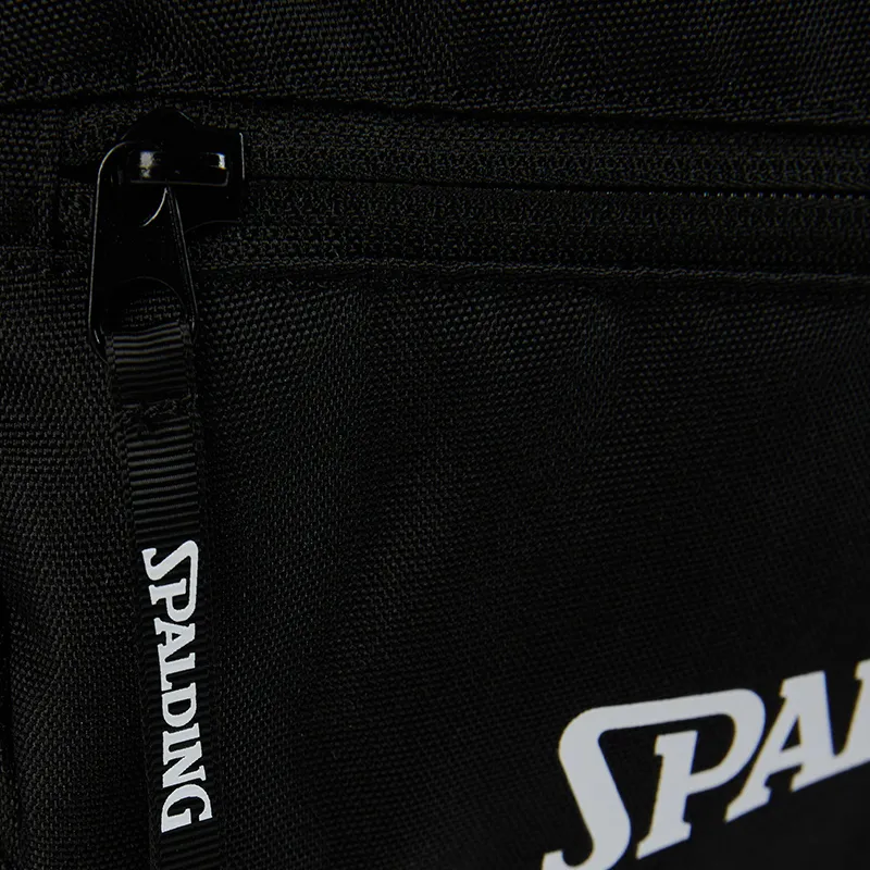 SPALDING Polyester Backpack Unisex Black White-4