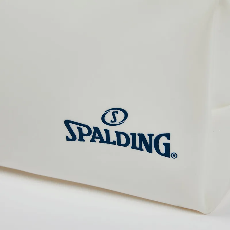 SPALDING PVC Handbag Regular Unisex Ecru-2