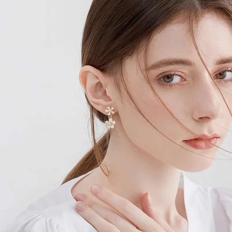 MCK 925 Sterling Silver Earrings Women's-4