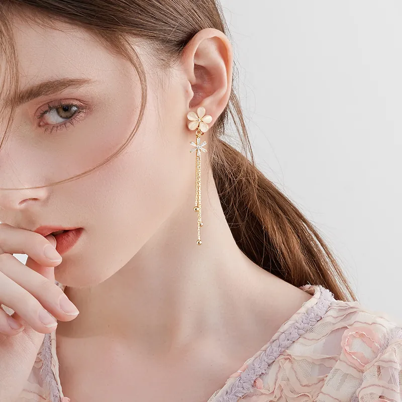 MCK Alloy Clip On Earrings Women's-5