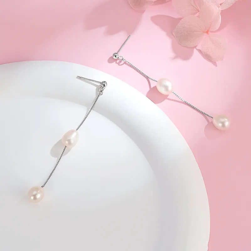 MCK 925 Sterling Silver Earrings Women's-4