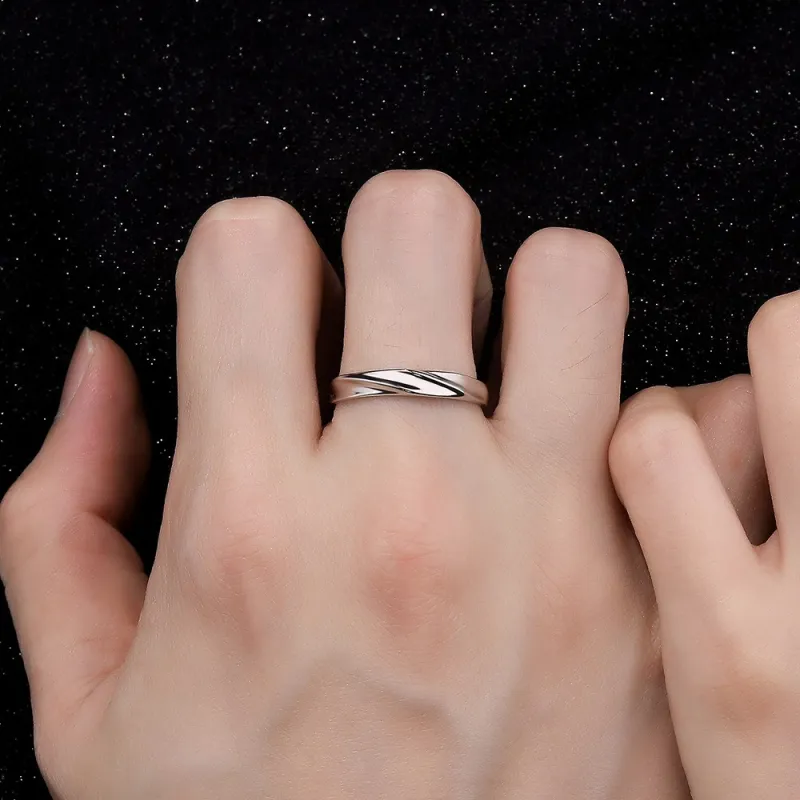 MCK Sterling Silver Rings Unisex-6