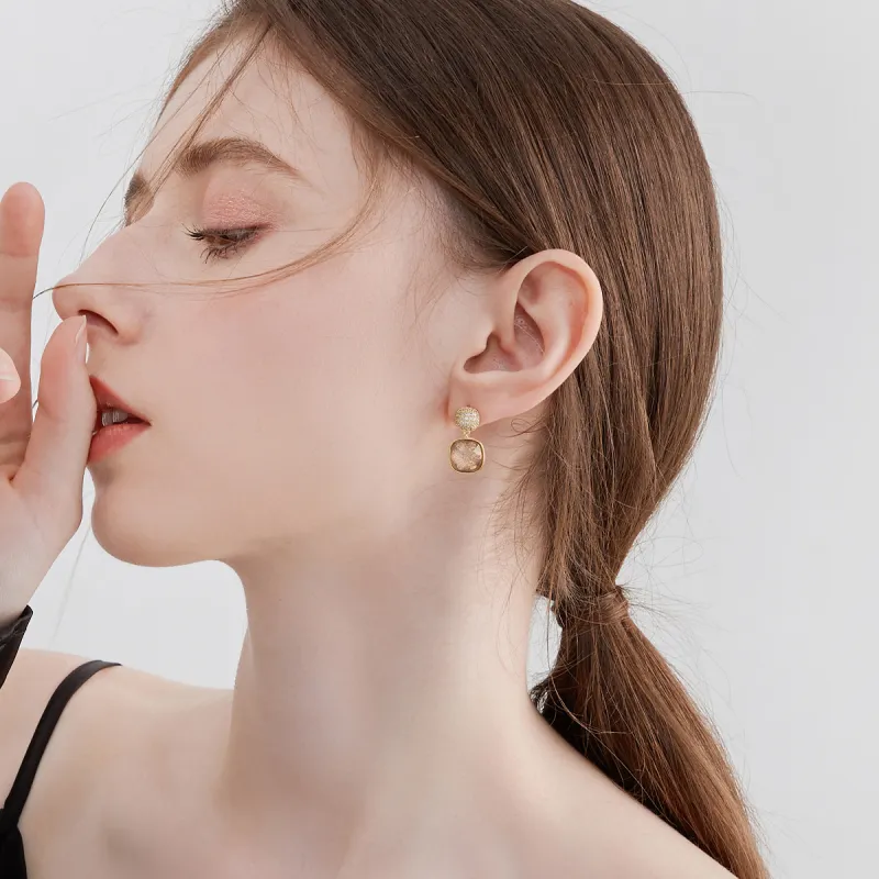 MCK Copper Alloy Earrings Women's-5