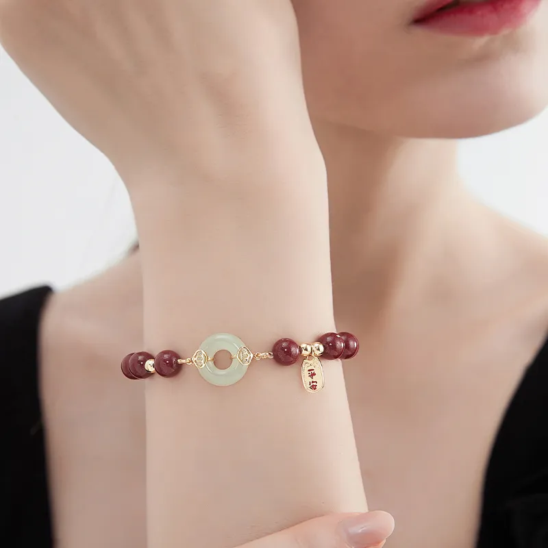MCK Cinnabar Jade Bracelets Women's-1