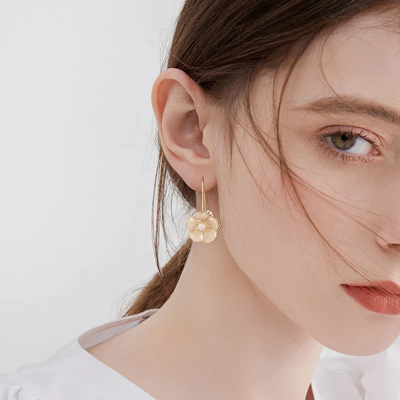 MCK Faux Pearl Earrings Women's-3