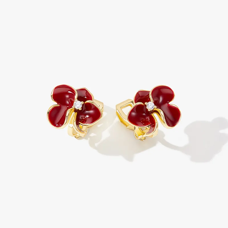 MCK New Year Celebration Clip On Earrings Women's-2