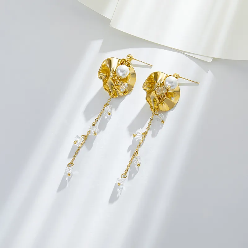 MCK 925 Silver Needles Earrings Women's-2