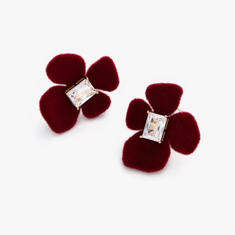 MCK 925 Silver Needles Earrings Women's-2