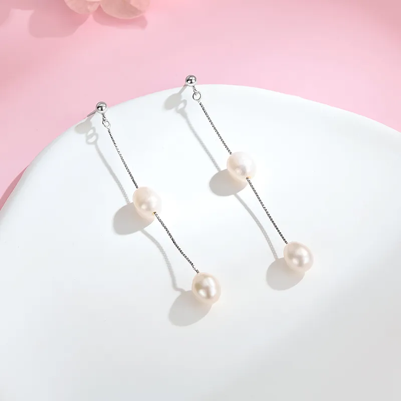 MCK 925 Sterling Silver Earrings Women's-2