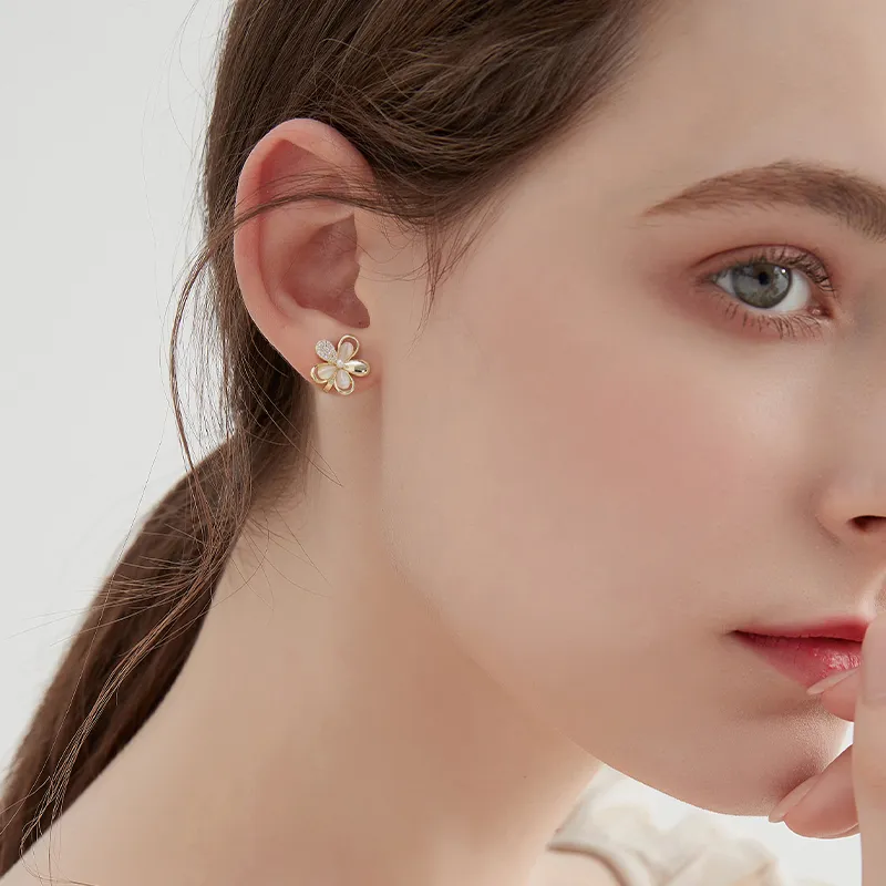 MCK Faux Pearl Clip On Earrings Women's-5