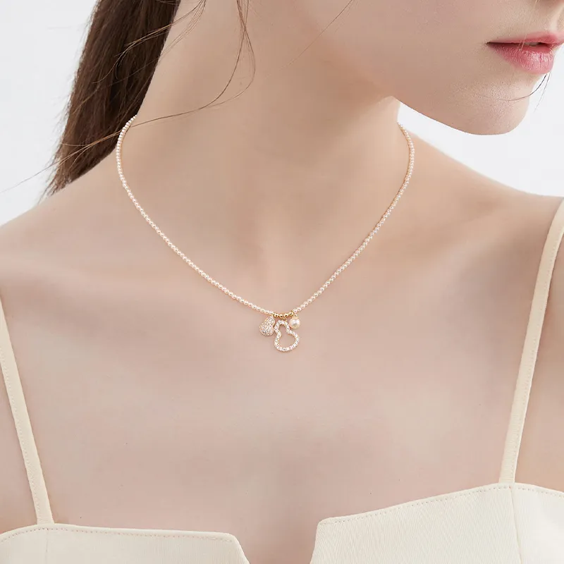 MCK Faux Pearl Necklaces Women's-5