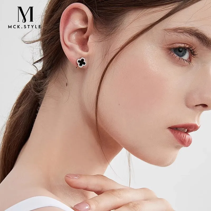 MCK French Minimalist Clip On Earrings Women's-5