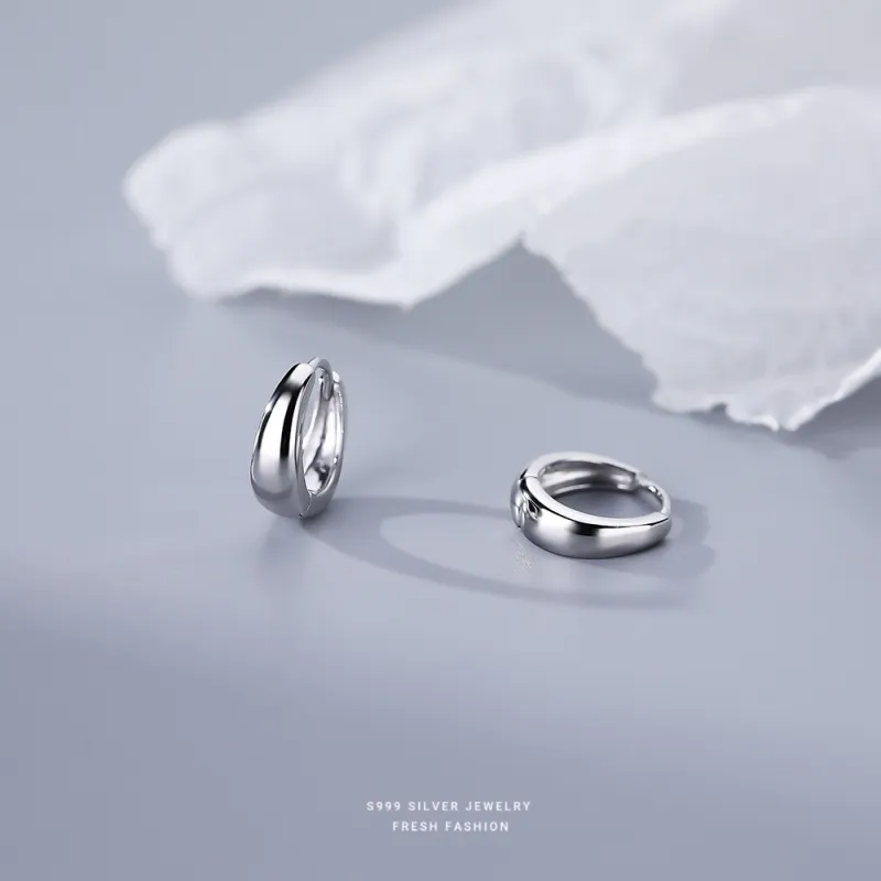 MCK S999 Silver Earrings Women's-2