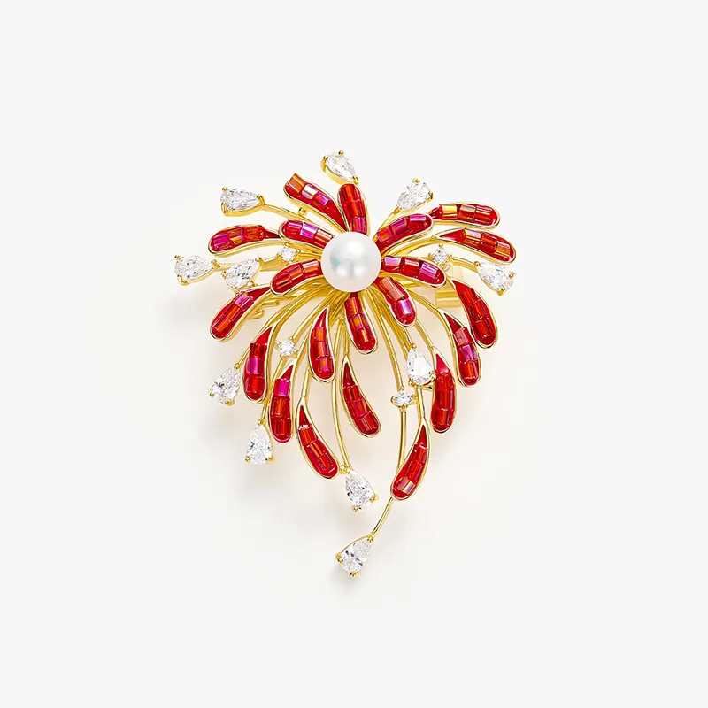 MCK Copper Alloy Brooches Women's-4
