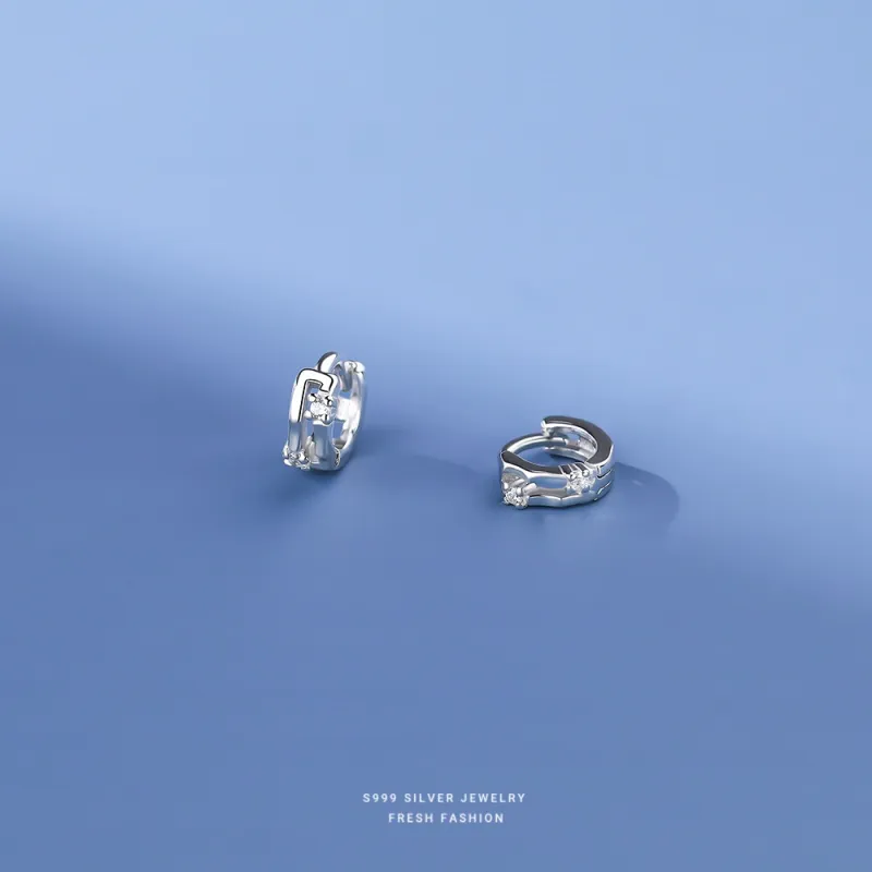 MCK 999 Fine Silver Earrings Women's-5