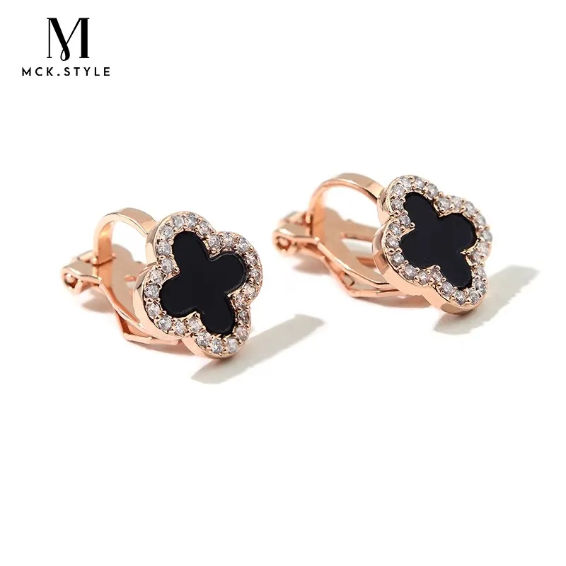 MCK French Minimalist Clip On Earrings Women's-3