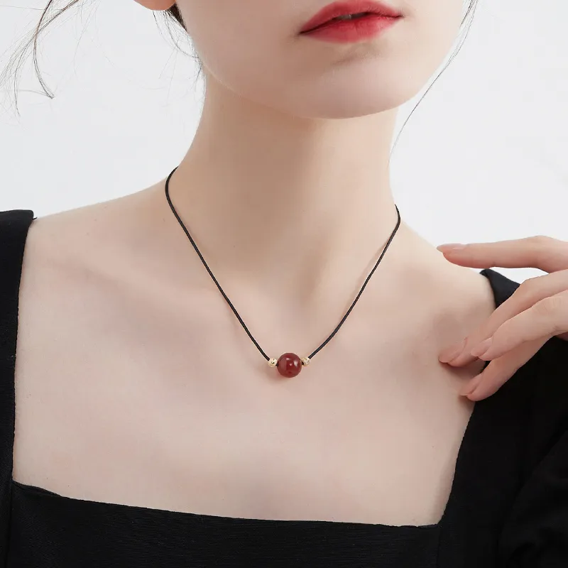MCK Jade Necklaces Women's-5
