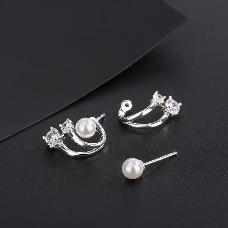 MCK Sterling Silver Earrings Women's-4