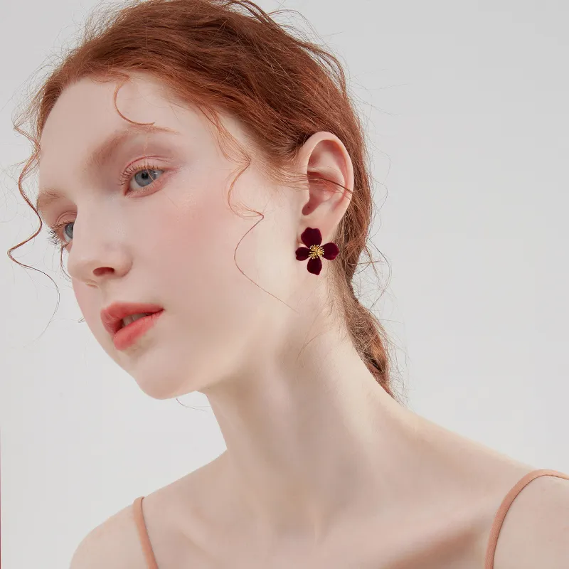 MCK 925 Silver Needles Earrings Women's-1