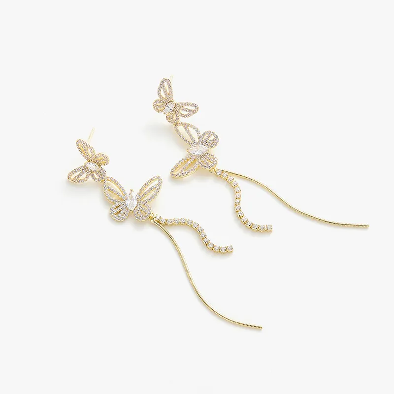 MCK 925 Silver Needles Earrings Women's-4