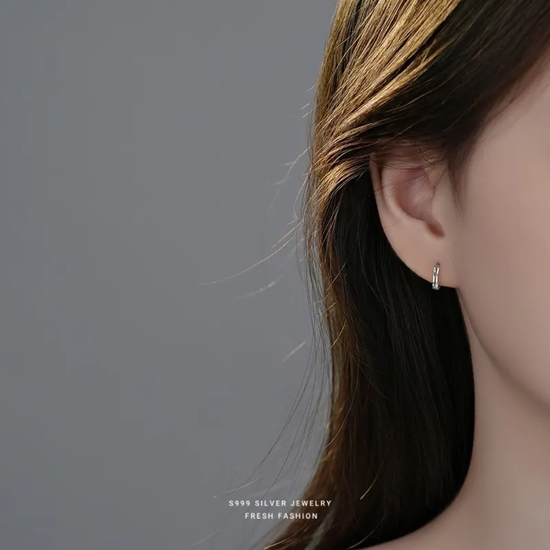 MCK 999 Fine Silver Earrings Women's-3