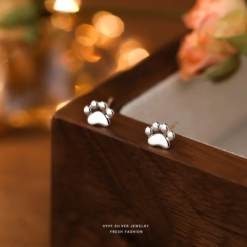 MCK Sterling Silver Stud Earrings Women's-4