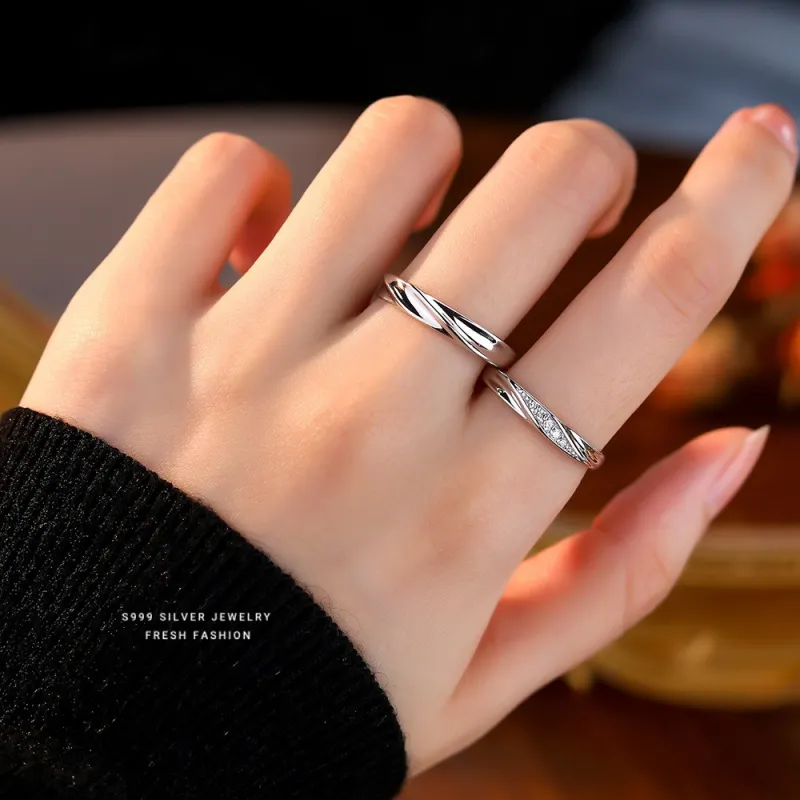 MCK Sterling Silver Rings Unisex-2